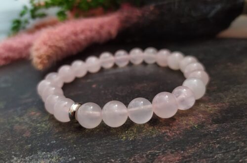 PEMBE KUVARS BİLEKLİK