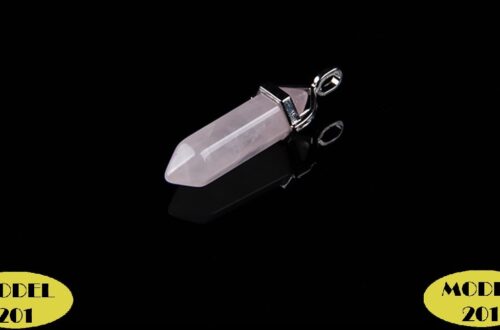 ENERJI ÇALIŞILMIŞ PEMBE KUVARS KOLYE